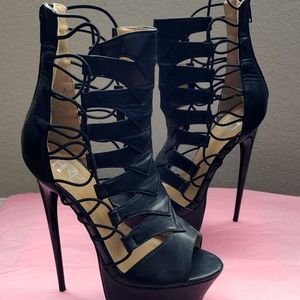 Strappy Stiletto High Heels